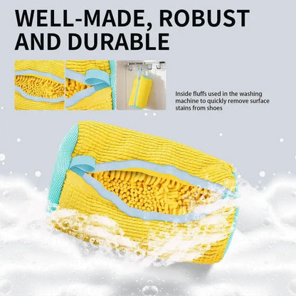 🔥Mesh Laundry Shoe Wash Bag, Footwear Protector Bag for Washing Machine, Household Shoe Cleaning Essential
