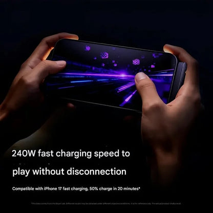 BUY 1 GET 1 FREE!⚡Official Authorized | MFi-Certified Cables🔥 2-in-1 Cable 240W Fast Charging with Phone Stand