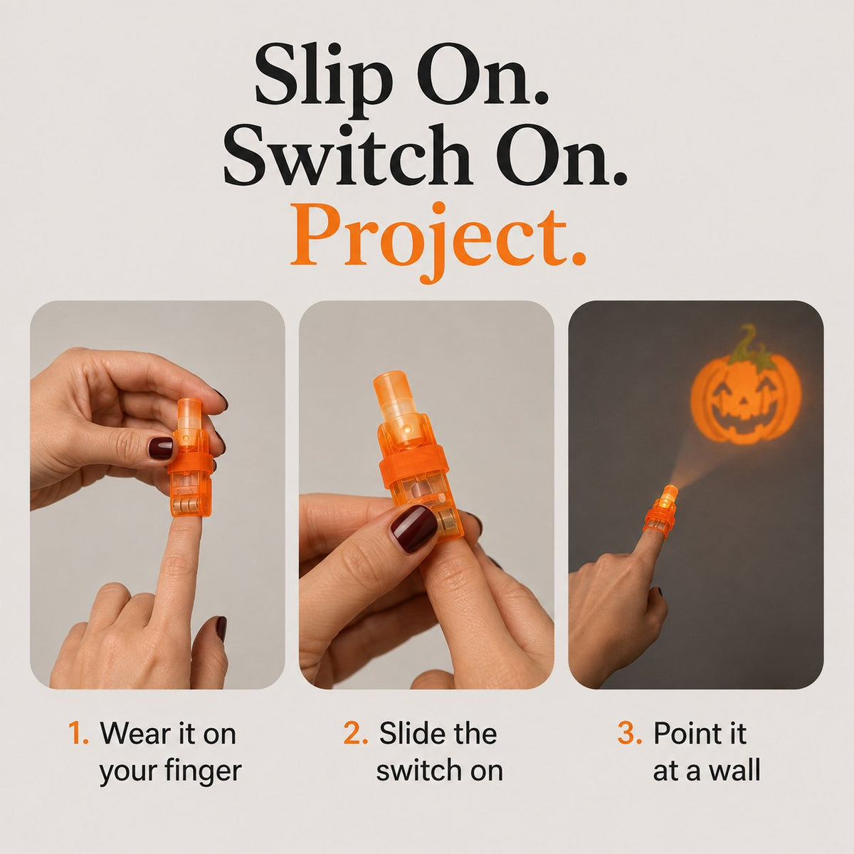 🎃 Halloween Projection Finger Lights – Spooky Fun for Parties & Trick-or-Treating-1