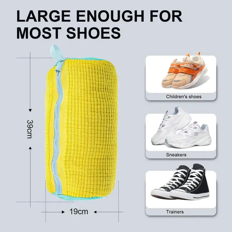 🔥Mesh Laundry Shoe Wash Bag, Footwear Protector Bag for Washing Machine, Household Shoe Cleaning Essential