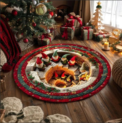 🎄 3D Illusion Holiday Rug – Spooky Halloween & Christmas Magic for Your Home