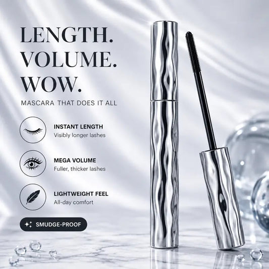 Volumizing Lengthening Smudge—Proof Mascara with Nourishing Formula👁️✨(Buy 1 Get 1 Free)