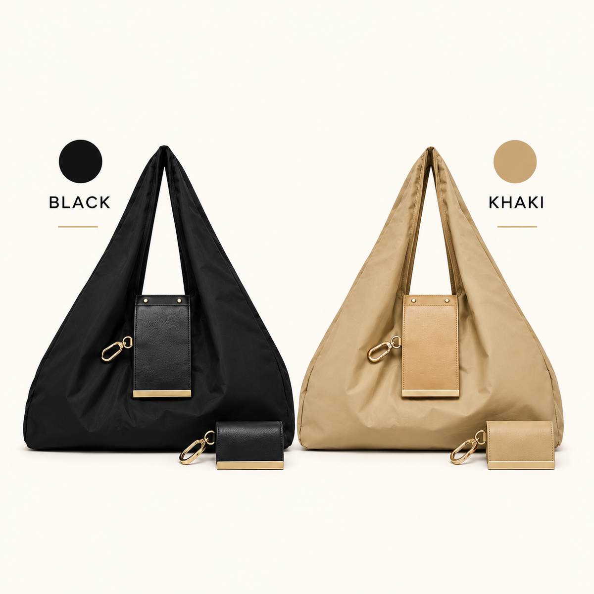Charm Transformable Bag  Stylish Vegan Leather Tote & Keychain Charm👑
