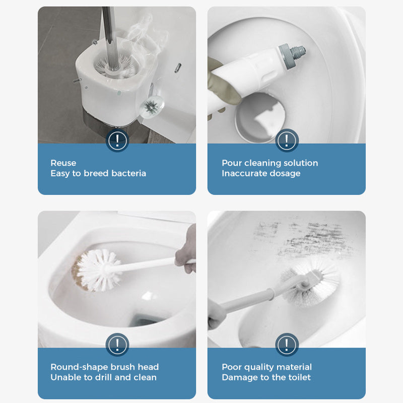 Limited-time offer✨⚡ Disposable Toilet Cleaning System – Hygienic One-Click Cleaning, No Residue Left, Easy to Use & Disposable 🧼