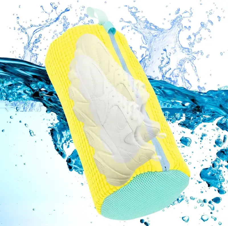 🔥Mesh Laundry Shoe Wash Bag, Footwear Protector Bag for Washing Machine, Household Shoe Cleaning Essential
