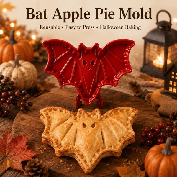 🎃 8-Piece Halloween Mini Hand Pie Mold Set - 👻 Ghost