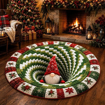 🎄 3D Illusion Holiday Rug – Spooky Halloween & Christmas Magic for Your Home