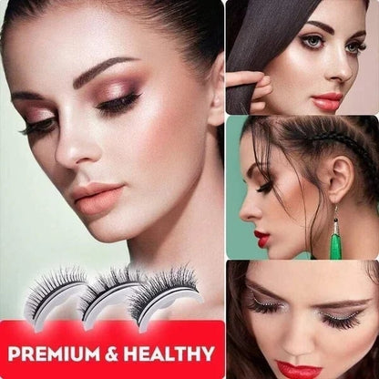 🔥LAST DAY - BUY 1 GET 1 FREE JUST $8.99 EACH🔥🎉Reusable Adhesive Eyelashes ✅