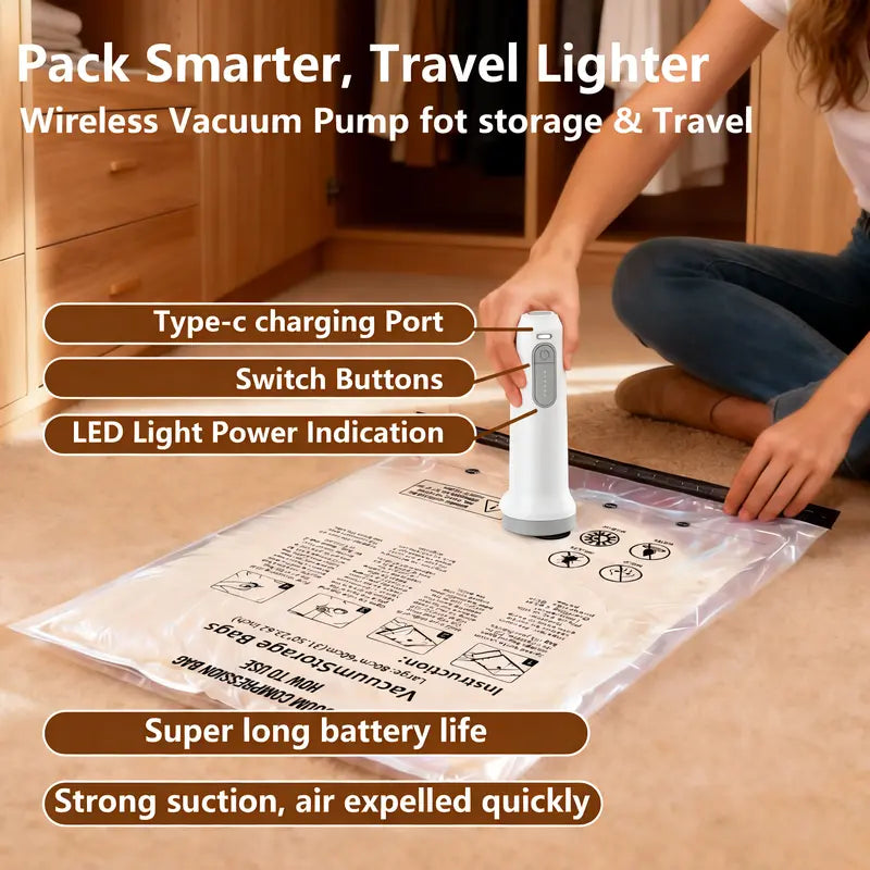 Travel compression bag