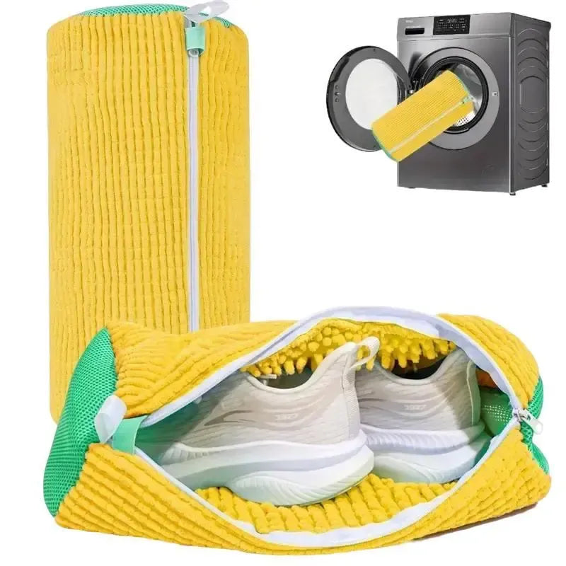 🔥Mesh Laundry Shoe Wash Bag, Footwear Protector Bag for Washing Machine, Household Shoe Cleaning Essential