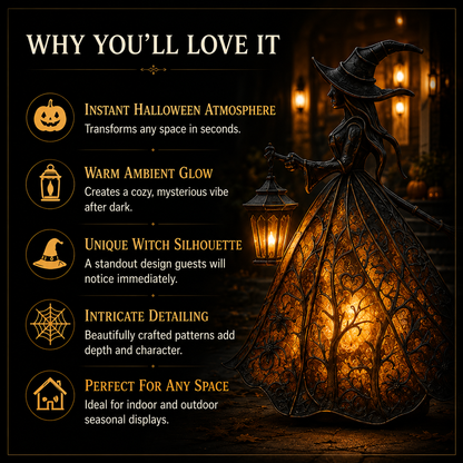 ✨ Glowing Enchanted Witch Lantern 🕯️