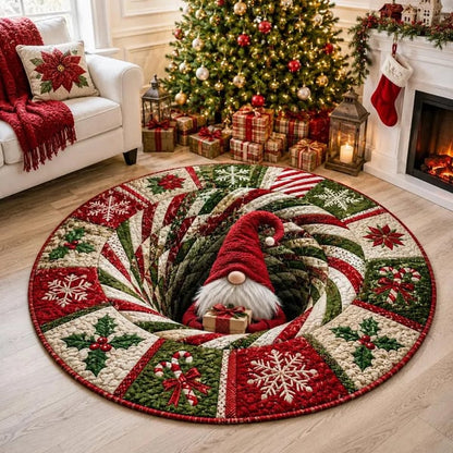 🎄 3D Illusion Holiday Rug – Spooky Halloween & Christmas Magic for Your Home