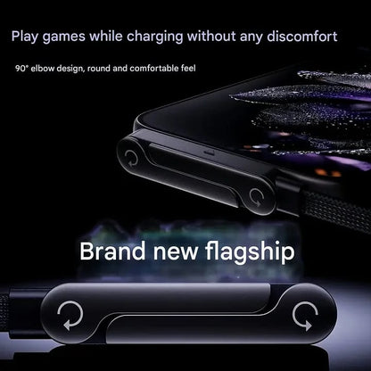 BUY 1 GET 1 FREE!⚡Official Authorized | MFi-Certified Cables🔥 2-in-1 Cable 240W Fast Charging with Phone Stand