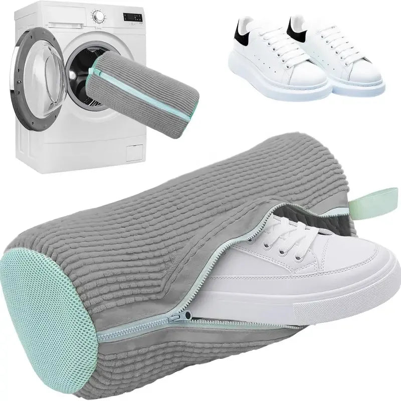 🔥Mesh Laundry Shoe Wash Bag, Footwear Protector Bag for Washing Machine, Household Shoe Cleaning Essential