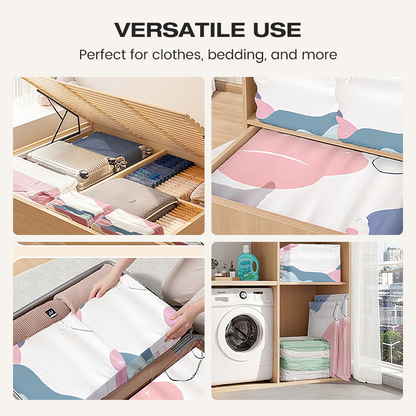 🔥 BUY 2 GET 1 FREE | No-Pump Vacuum Storage Bags - Save 80% Space Instantly! ！📦
