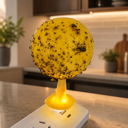 ⏰🎁Sticky Fruit Fly Trap Ball with Stand & LED
