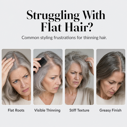 💁 LAST DAY - BUY 2 GET 2 FREE - $8.24 EACH ✨ Fluffy Hair Shaping Spray, Instant Volume For Flat Hair, Fuller-Looking Hair All Day